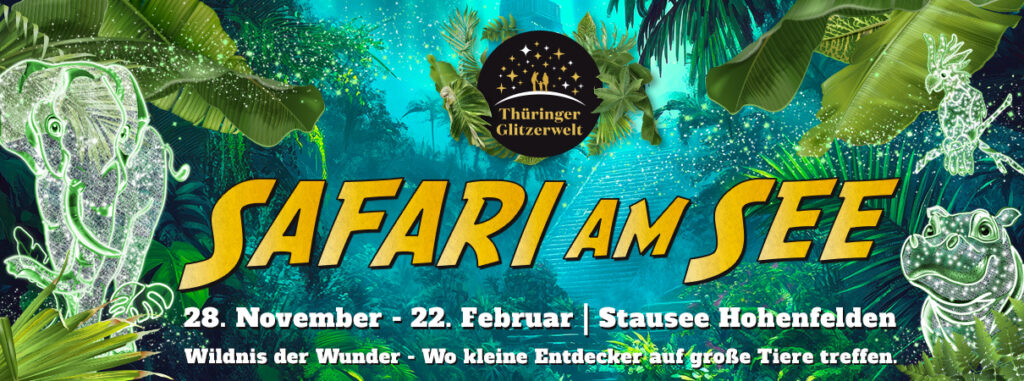 Titelbild Thüringer Glitzerwelt – Safari am See